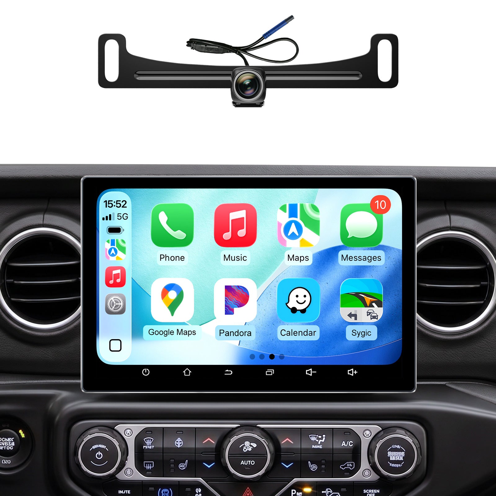 AINAVI 11.5" Android Car Radio Stereo for Jeep Wrangler JL Gladiator JT 2019-2021