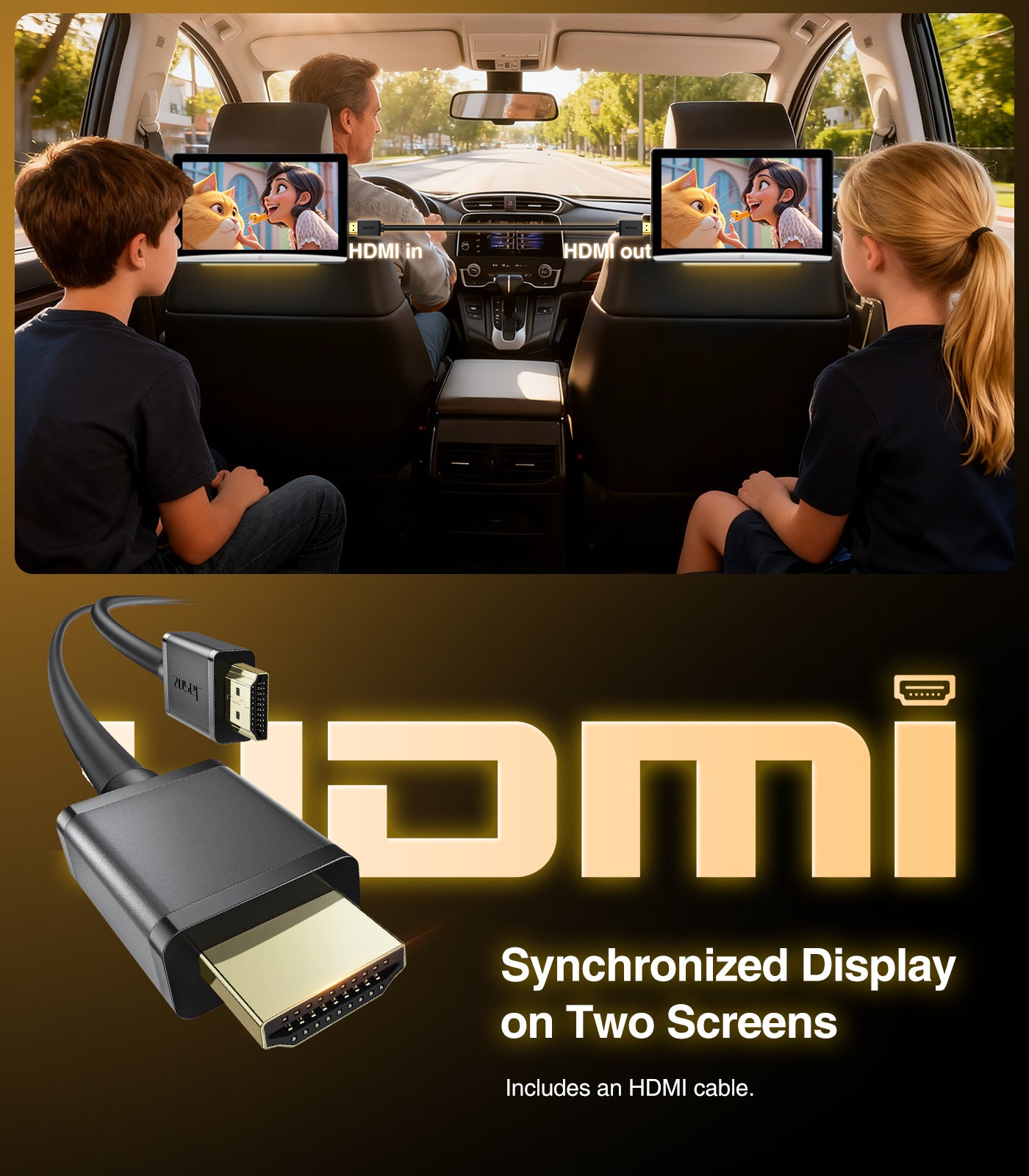 10.8" Android13 Car Headrest Monitor for Back Seat