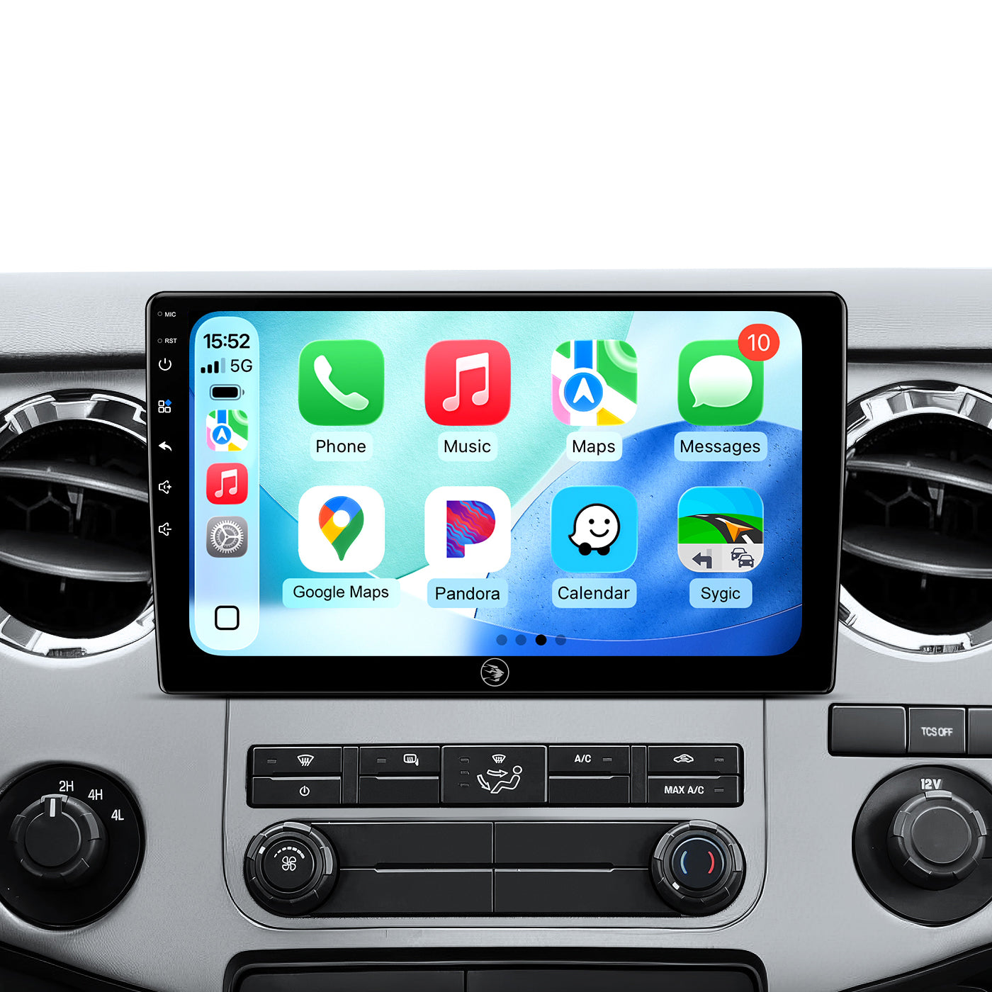 10"Full Touch Screen Car Stereo for Ford F150 (2004-2008) F250 / F350 / 450 / 550 (2008-2016) E150 / 250 / 350cargo / ECONOLINE Van (2009-2016) FOCUSFUSION (2005-2007)