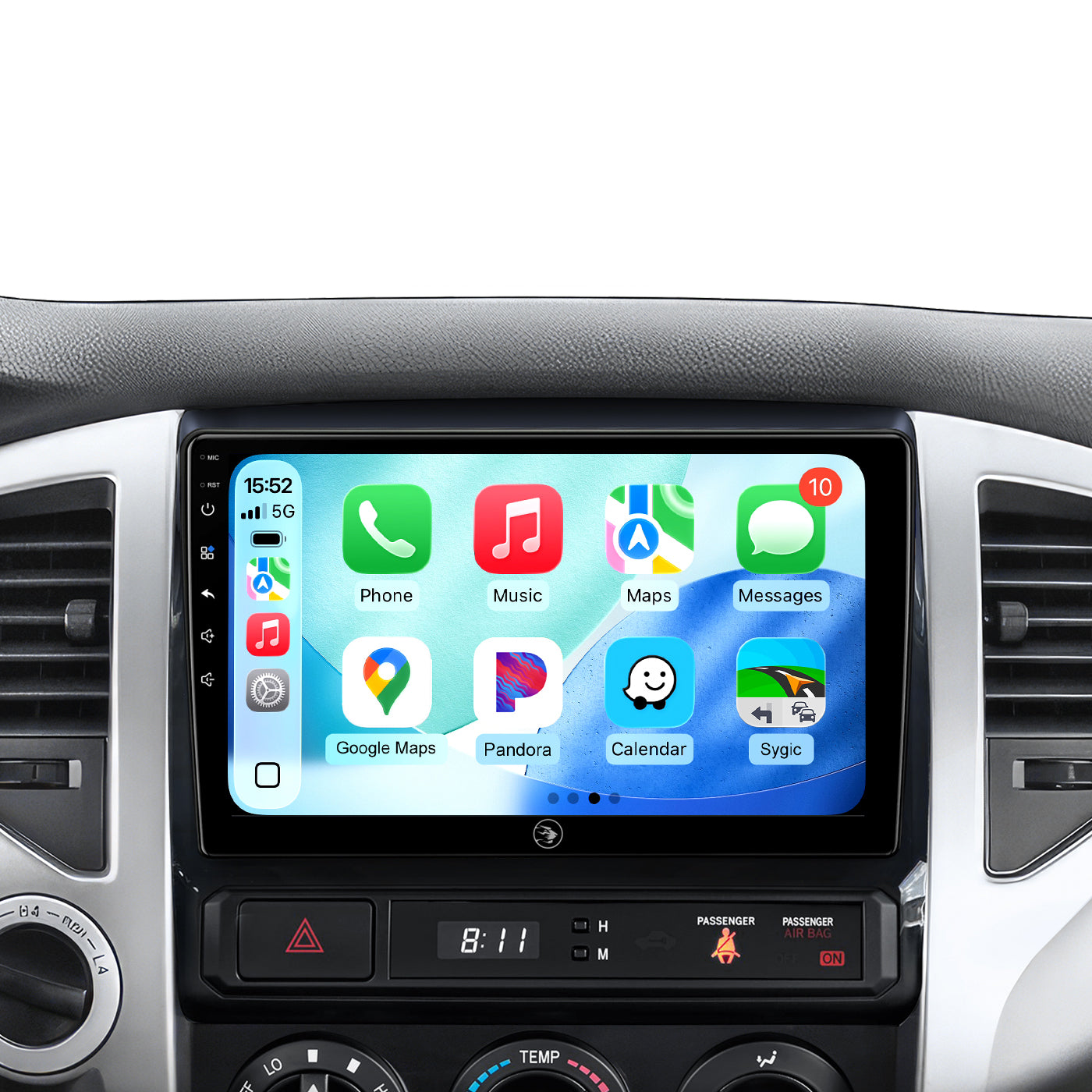 9" Android Car Radio Stereo for Toyota Tacoma 2005-2015 w/Wireless Car play and Wired Android Auto