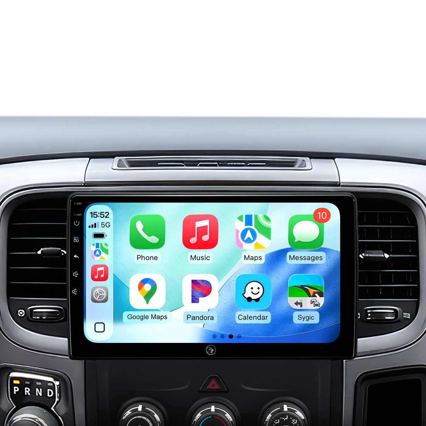 10.2" Car Radio Stereo for 2013-2018 Dodge Ram Pickup 1500 2500 3500 with Wireless Car play and Android Auto