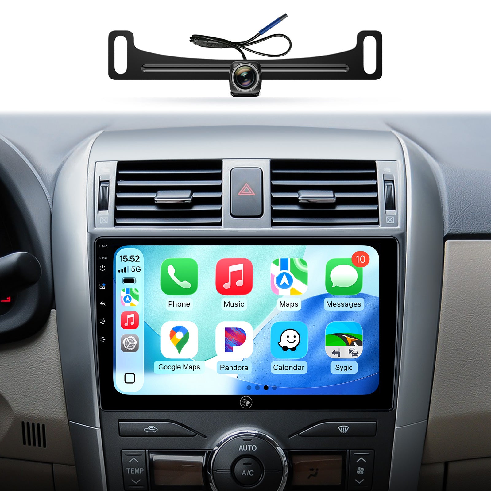 AINAVI 9" Android Car Radio Stereo for Toyota Corolla 2008-2012