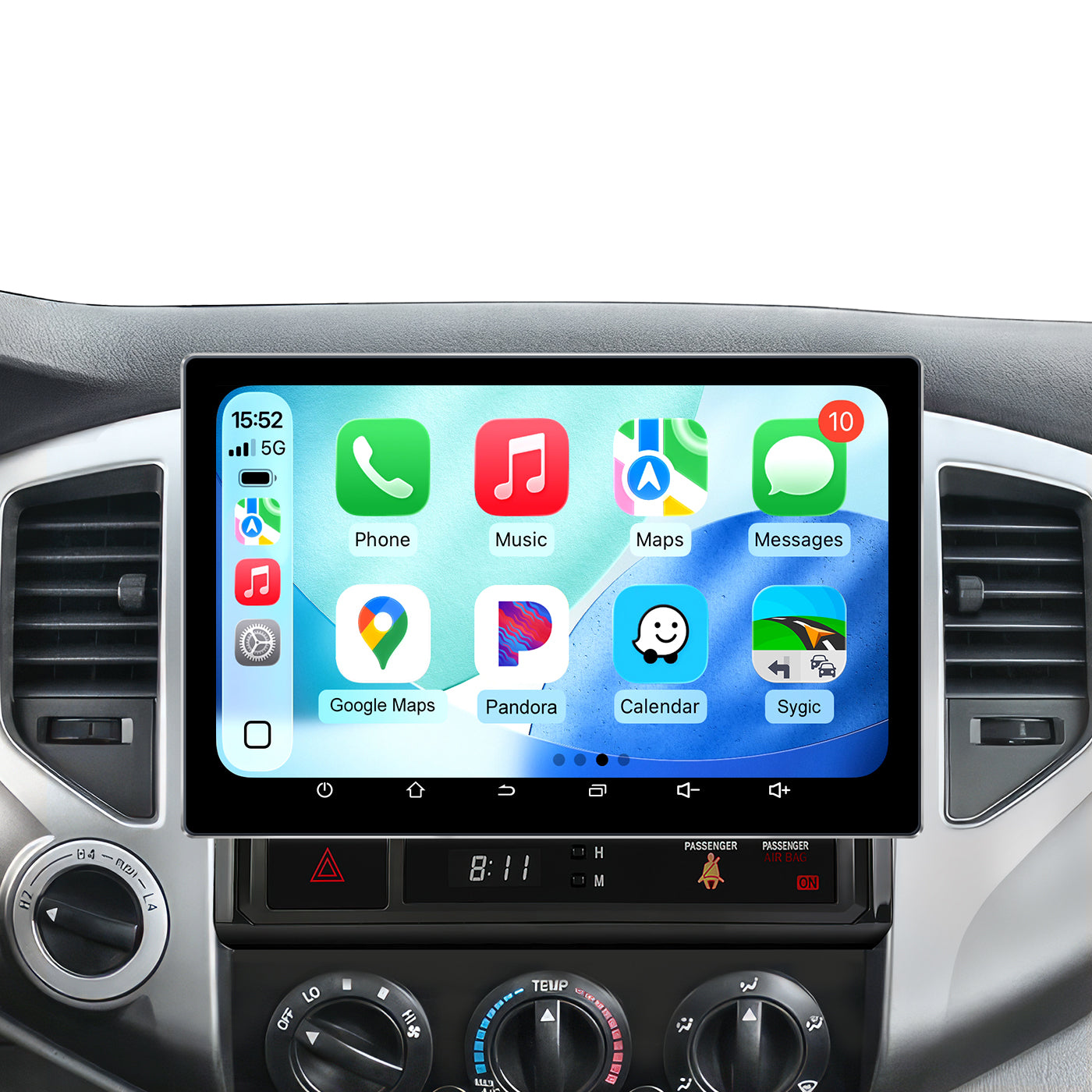 11.5'' Car Radio Stereo Upgrade for Toyota Tacoma 2005-2015 w/Wireless Car Play Android Auto