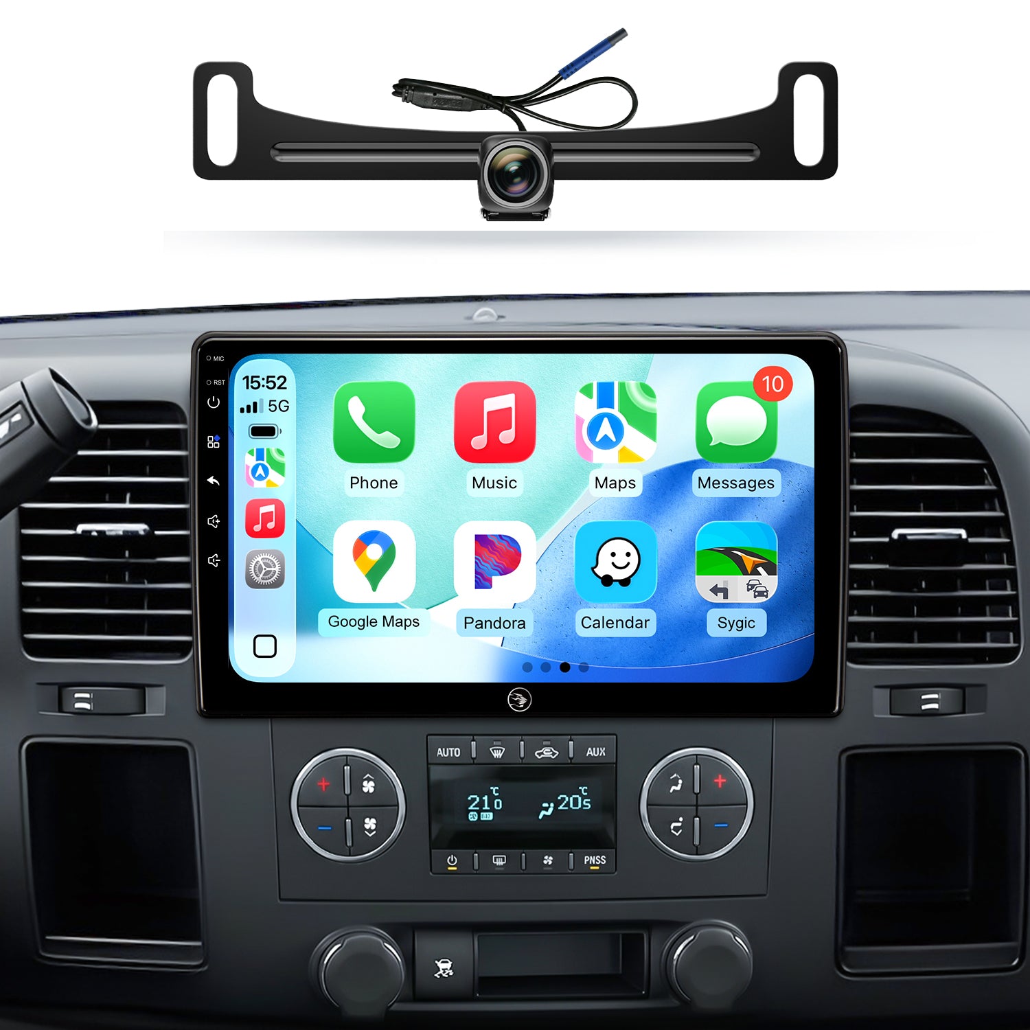 AINAVI 10" Android Car Radio Stereo for Chevy Silverado & GMC Sierra 2007-2013