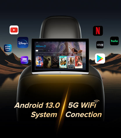10.8" Android13 Car Headrest Monitor for Back Seat