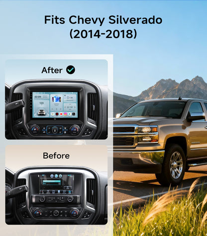 10.2"Full Touch Screen Car Stereo for Chevy Silverado & GMC Sierra 2014-2018