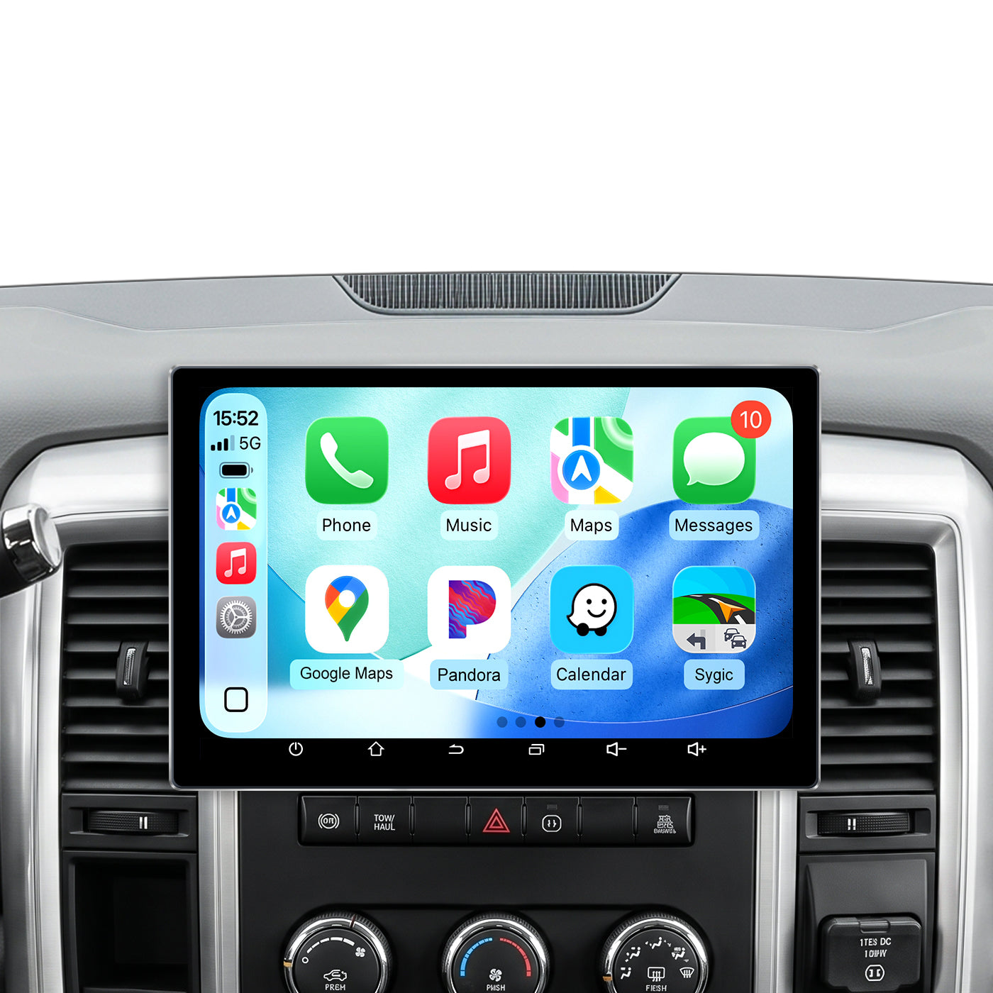 11.5" Car Radio Stereo Upgrade for 2009-2012 Dodge Ram 1500 2500 3500 w/Wireless Car play Android