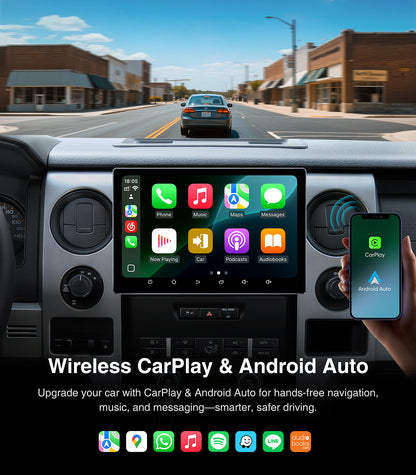11.5" Car Radio Stereo for Ford F150 2009-2012&2013 20104 STX XL w/Wireless Car play Android auto