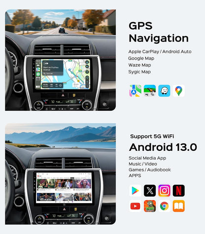 AINAVI 10.2"Android Car Radio Stereo for Toyota Camry 2015-2017