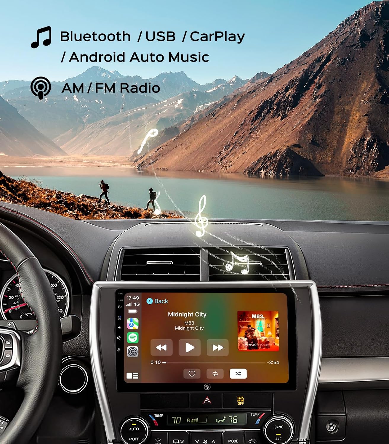 AINAVI 10.2"Android Car Radio Stereo for Toyota Camry 2015-2017