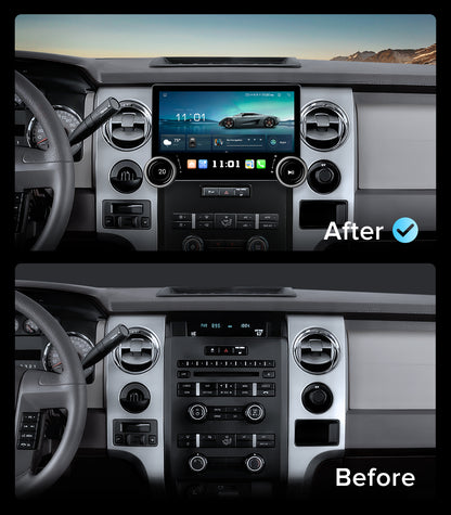 11.5" Dual Knob Car Stereo for Ford F150 2009-2014