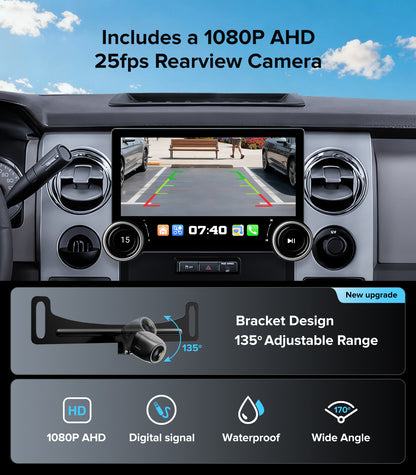 11.5" Dual Knob Car Stereo for Ford F150 2009-2014