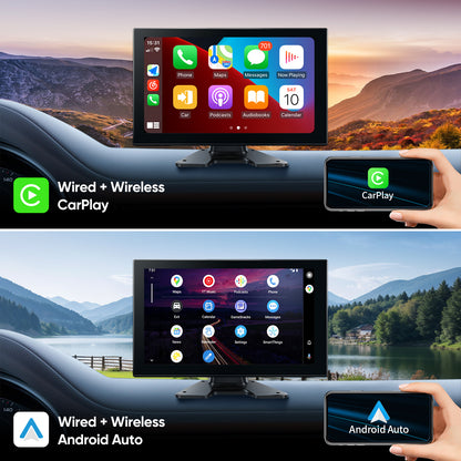 10.2"Touch Screen 4-Channel 1080P Dash Cam Backup Camera System