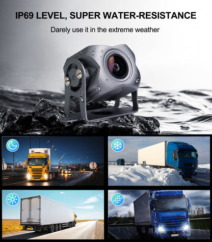 10.2"Touch Screen 5-Channel 1080P Dash Cam Backup Camera System