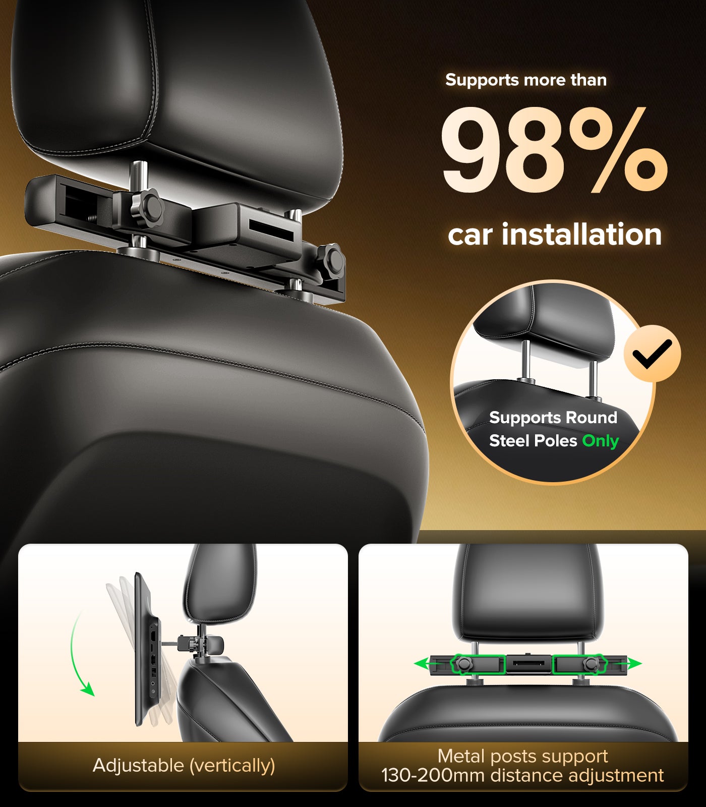 13.5" Android13 Car Headrest Monitor for Back Seat