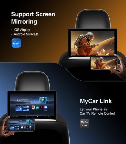 10.8" Android13 Car Headrest Monitor for Back Seat