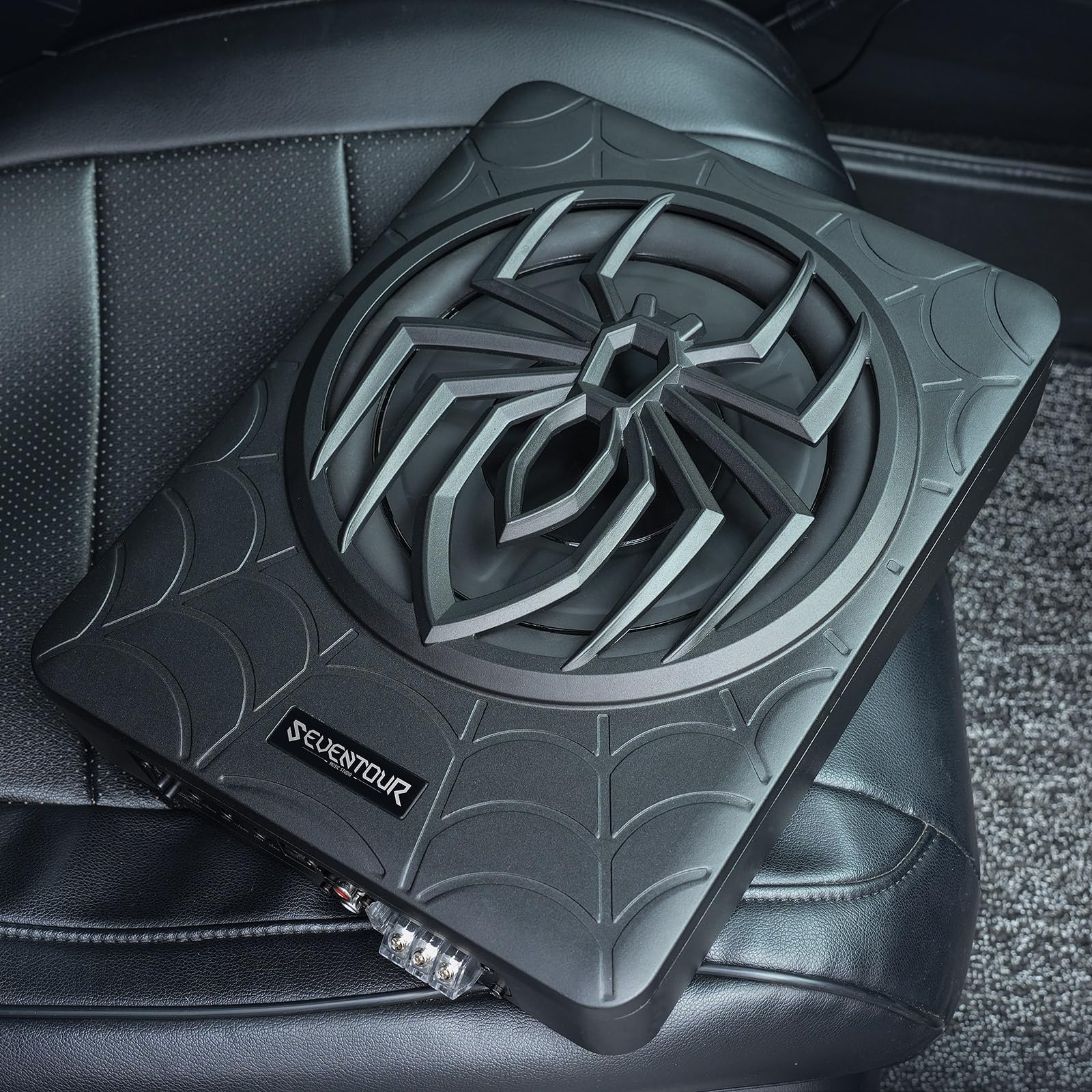 10" 1000W Slim Under Seat Powered Car Subwoofer