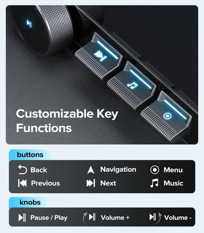 10" Single Knob keybutton Car Stereo for Jeep Wrangler JK