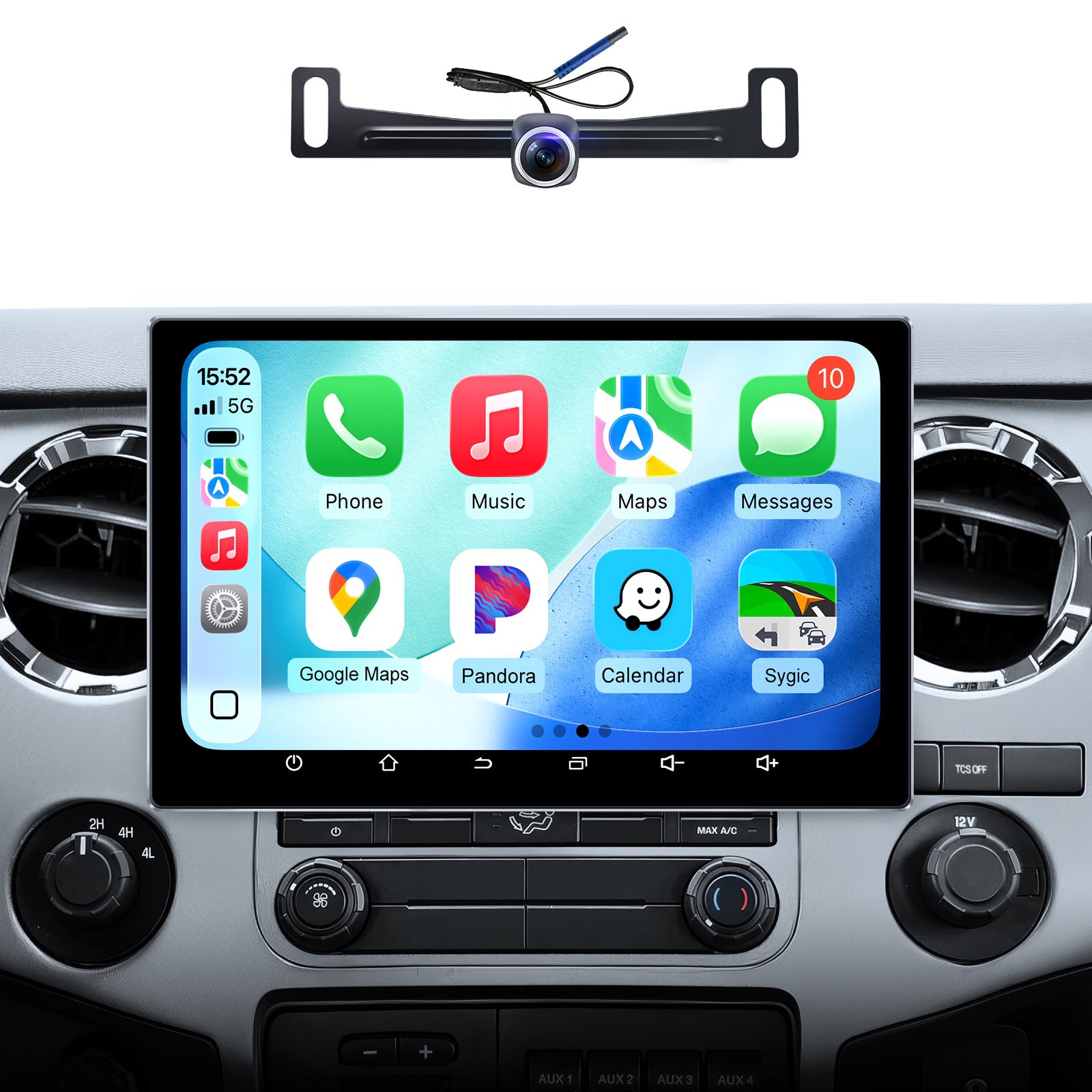 AINAVI 11.5 Inch Car Radio Stereo GPS Navigation WiFi Bluetooth Player for 2004-2008  Ford F150