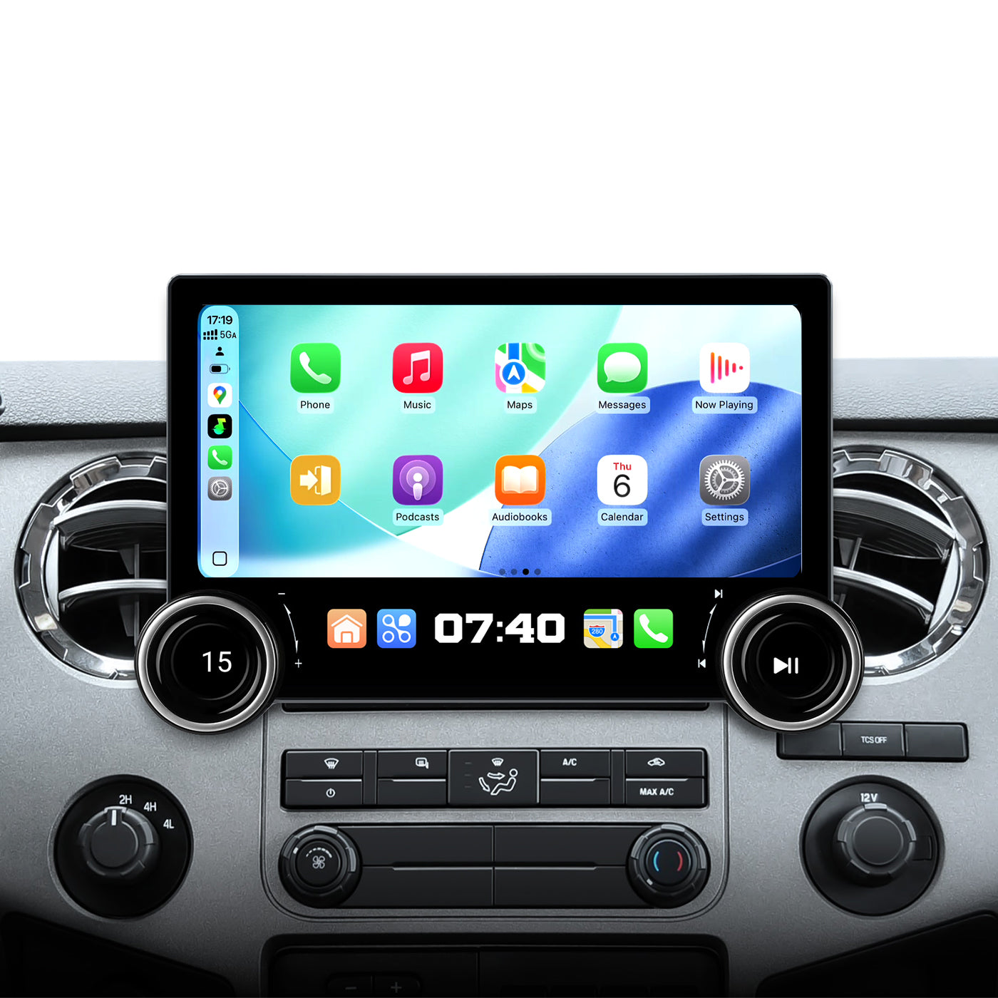 11.5" Dual Knob Car Stereo for Ford F150 2004~2008, F250 / F350 / 450 / 550 2009~2016