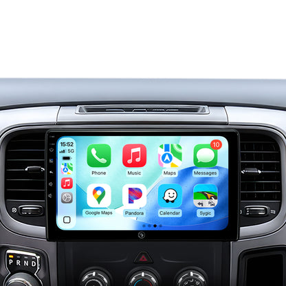 10.2" Car Radio Stereo for 2013-2018 Dodge Ram Pickup 1500 2500 3500 with Wireless Car play and Android Auto