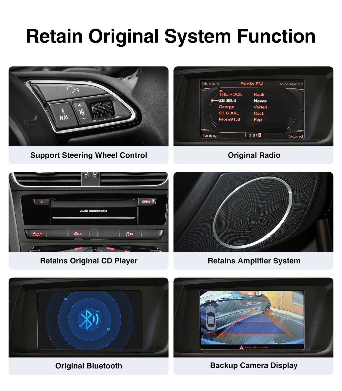 12.3" Android Car Stereo for Audi A4 / S4 / A5 / S5 / RS4 / RS5 / B8 / B8.5 | 2009-2016 Concert