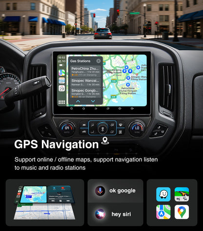 11.5inch Android Car Radio Stereo for Chevy Silverado & GMC Sierra 2014-2018 w/Wireless Car play and Android Auto