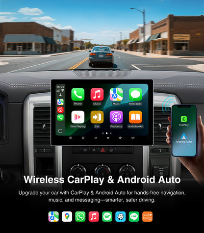 11.5" Car Radio Stereo Upgrade for 2009-2012 Dodge Ram 1500 2500 3500 w/Wireless Car play Android
