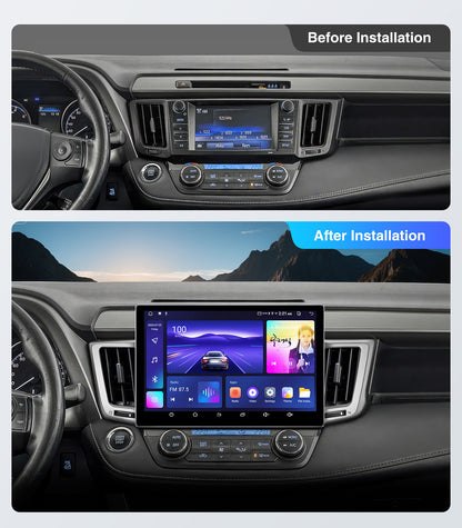 AINAVI 11.5inch Car Stereo Radio GPS Navigation WiFi Bluetooth Player for Toyota RAV4 2013-2018