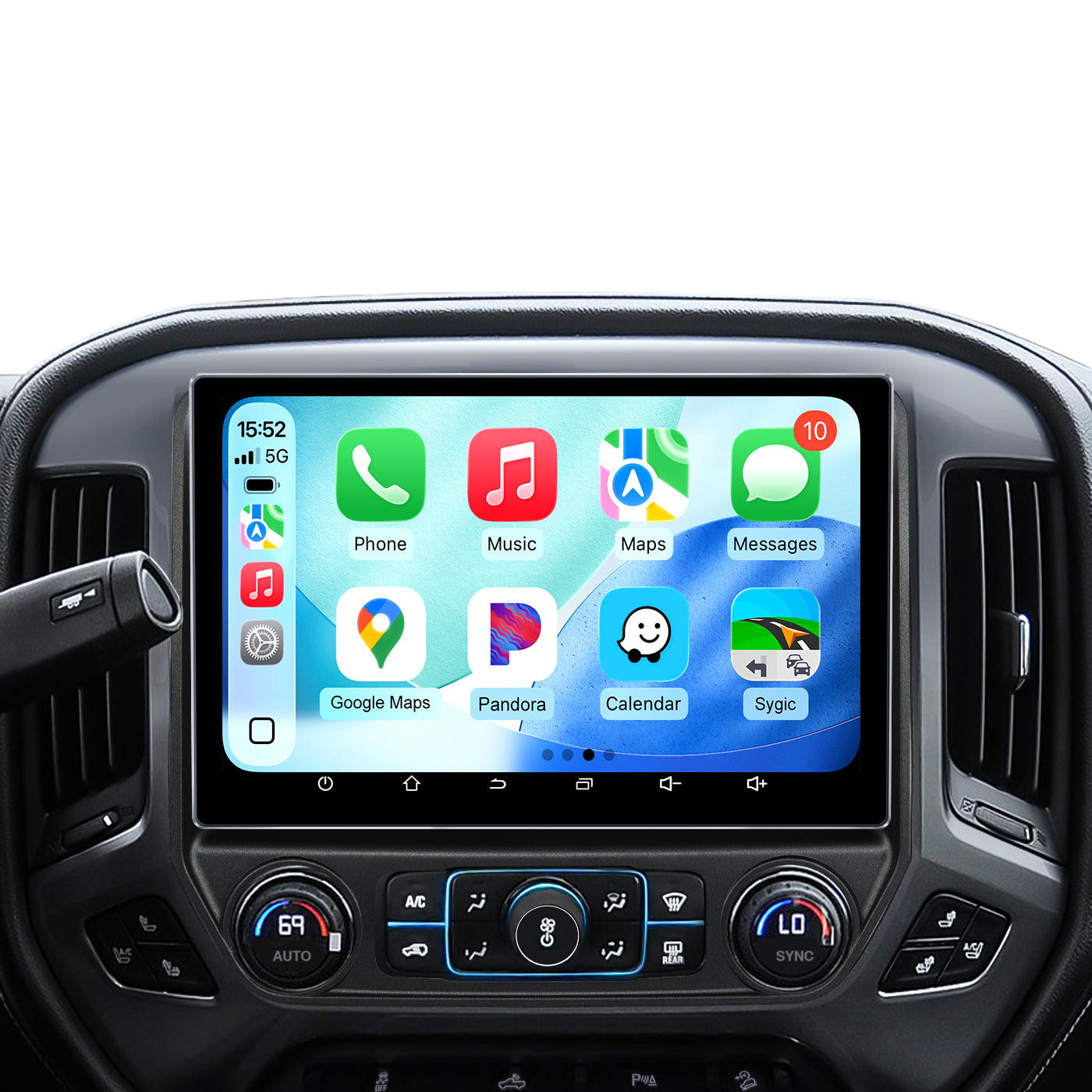 11.5inch Android Car Radio Stereo for Chevy Silverado & GMC Sierra 2014-2018 w/Wireless Car play and Android Auto