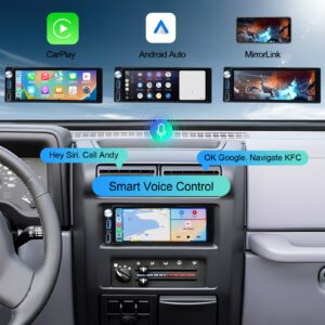 single din touchscreen radio