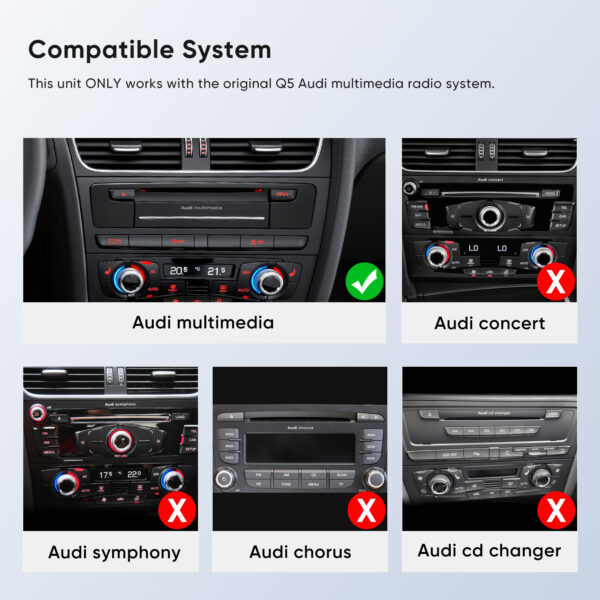 audi q5 carplay screen